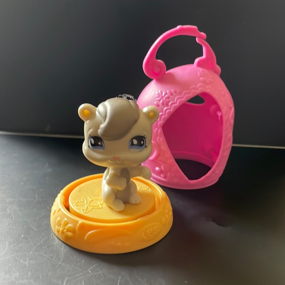 Bobble Head Squirrel with stand and canopy